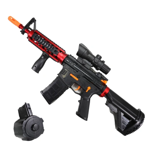 Модель автомата для гидробола CYMA M4A1, 2 магазина, прицел, черный, 6+ фото 2