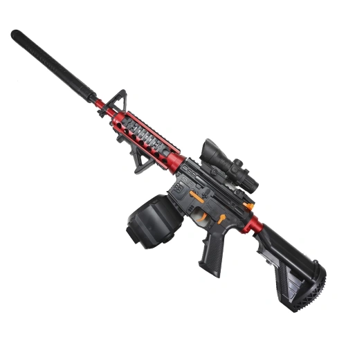 Модель автомата для гидробола CYMA M4A1, 2 магазина, прицел, черный, 6+ фото 4