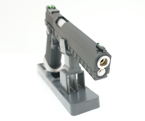 Модель пистолета (KJW) COLT M1911 Hi-Capa 6" GBB GAS, черный, (KP-06) фото 2