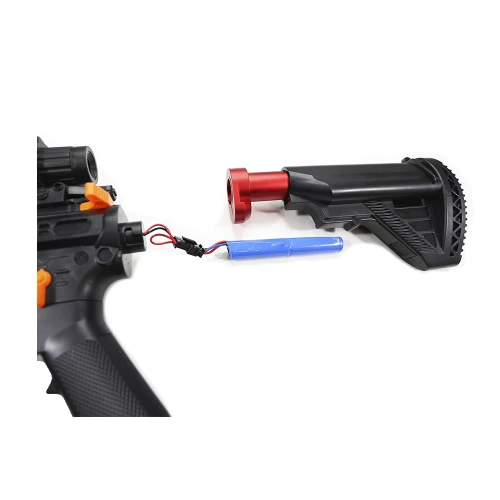 Модель автомата для гидробола CYMA M4A1, 2 магазина, прицел, черный, 6+ фото 6