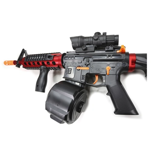 Модель автомата для гидробола CYMA M4A1, 2 магазина, прицел, черный, 6+ фото 7