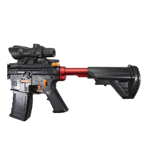 Модель автомата для гидробола CYMA M4A1, 2 магазина, прицел, черный, 6+ фото 5