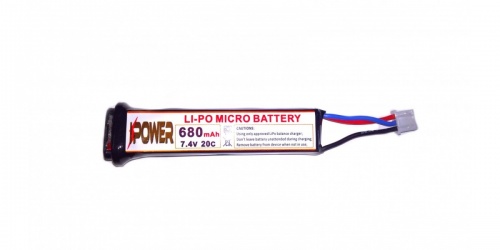 АКБ iPower 7.4V 680mAh LiPO AEP battery