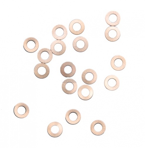 Набор шайб G&P Copper Shim Set (Included 0.1mm thick x 20pcs & 0.2mm thick x 20pcs)