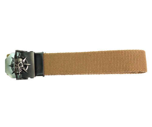 Ремень брючный Tactical BDU Duty Scull Tan фото 3