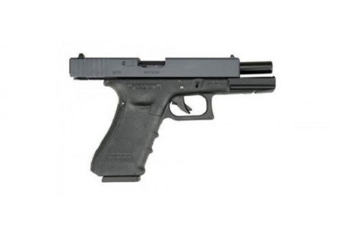 Модель пистолета (WE) GLOCK 17 gen4, металл слайд, сменные накладки, GP616-B, WE-057B фото 3