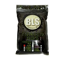Шары для страйкбола трассирующие BLS 0.20g (1кг, зеленые)