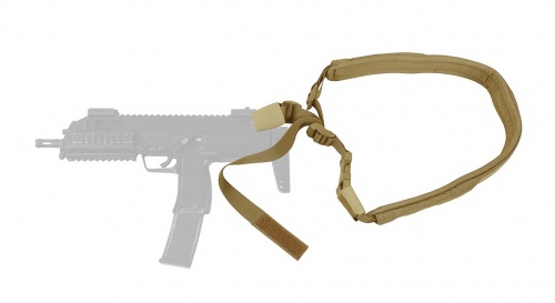 Оружейный ремень ДОЛГ м3 (койот) одноточка