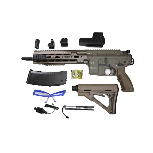 Модель автомата для гидробола RG HK416 с прицелом, песочный